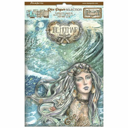 Stamperia riisipaperit Songs of the Sea, Selection, A4