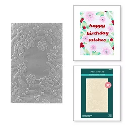 Spellbinders 3D kohokuviointikansio Notched Corner Florals