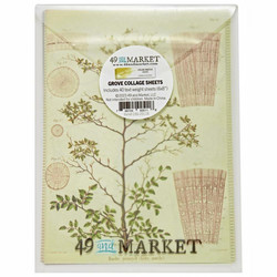 49 and Market Collage Sheets paperipakkaus Color Swatch, Grove, 6