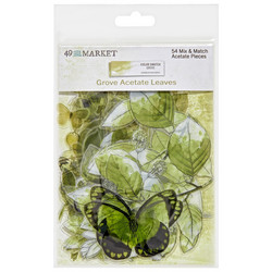 49 and Market Color Swatch: Grove Acetate Leaves -leikekuvat