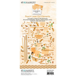 49 and Market Laser Cut Outs -leikekuvat, Color Swatch: Peach