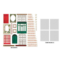 Tim Holtz Idea-Ology Baseboards + Transparencies Christmas 2023