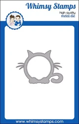 Whimsy Stamps Kitty Frame -stanssi