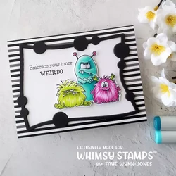 Whimsy Stamps Weird-O Frame -stanssi