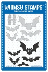 Whimsy Stamps Batty -stanssi