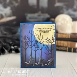 Whimsy Stamps Running Scared -stanssi