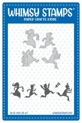 Whimsy Stamps Running Scared -stanssi