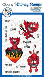 Whimsy Stamps Little Devils -leimasin