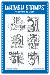 Whimsy Stamps October 31st -leimasin