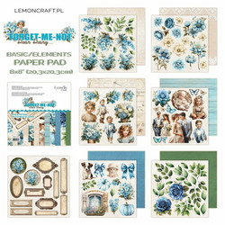 LemonCraft paperipakkaus Forget-Me-Not Elements & Basics, 8