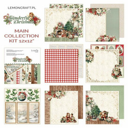 LemonCraft paperipakkaus Wonderful Christmas, 12