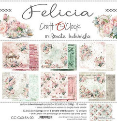 Craft O'clock paperipakkaus Felicia, 12