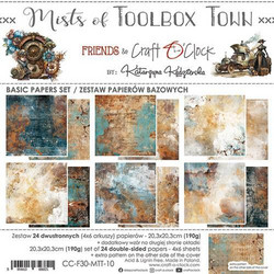 Craft O'clock paperipakkaus Mists of Toolbox Town, Basic, 8