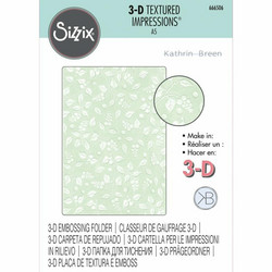 Sizzix Embossing Folders Kath Breen 3D Texture Impressions Organic
