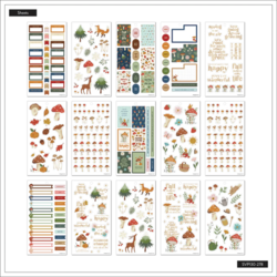 Mambi Happy Planner Value Pack -tarrapakkaus Woodland Seasons
