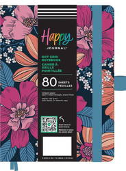 Mambi Happy Planner Dot Grid Journal -muistikirja, Retro Blooms