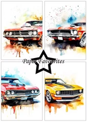 Paper Favourites Muscle Cars -paperipakkaus, A5