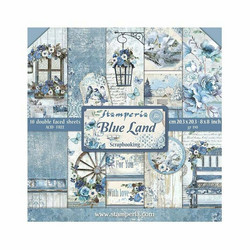 Stamperia paperipakkaus Blue Land, 8