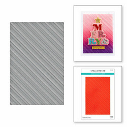 Spellbinders kohokuviointikansio Peppermint Stripes