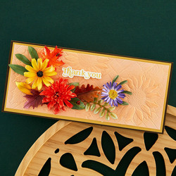 Spellbinders 3D kohokuviointikansio Basket of Sunflowers