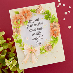 Spellbinders stanssi Garden Wreath Add-Ons