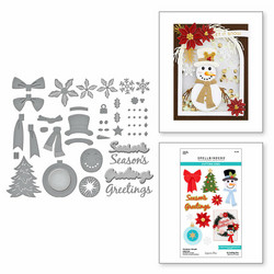 Spellbinders stanssi Christmas Wreath Add-Ons