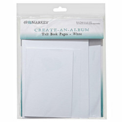 49 and Market Create-An-Album Tall Book Pages -sivut