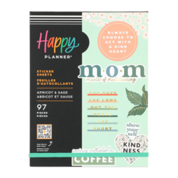 Mambi Happy Planner Value Pack -tarrapakkaus Apricot & Sage Mom