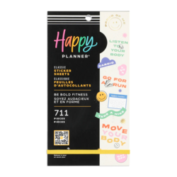 Mambi Happy Planner Value Pack -tarrapakkaus Be Bold Fitness