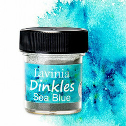Lavinia Dinkles Ink Powder -jauhe, sävy Sea Blue