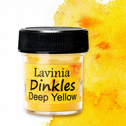 Lavinia Dinkles Ink Powder -jauhe, sävy Deep Yellow