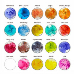 Lavinia Dinkles Ink Powder -jauhe, sävy Burgundy