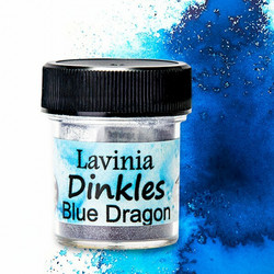 Lavinia Dinkles Ink Powder -jauhe, sävy Blue Dragon
