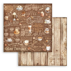 Stamperia paperipakkaus Maxi Background Coffee and Chocolate, 12
