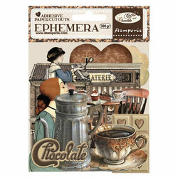 Stamperia leikekuvat Coffee and Chocolate Ephemera