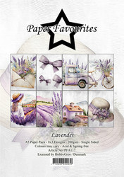 Paper Favourites Lavender -paperipakkaus, A5