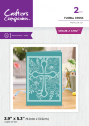 Crafter's Companion stanssi Floral Cross
