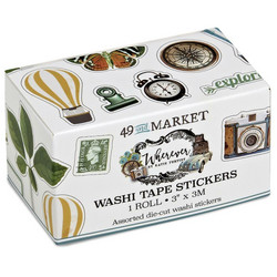 49 And Market Wherever Washi Sticker Roll -tarrarulla