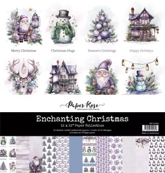 Paper Rose Studio paperipakkaus Enchanting Christmas, 12 