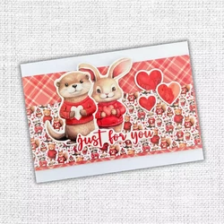 Paper Rose Studio Love Valentine Cut Aparts -leikekuvat