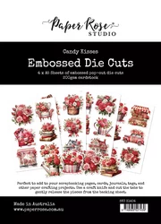 Paper Rose Studio Candy Kisses Embossed Die Cuts -leikekuvat