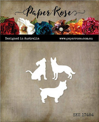 Paper Rose Studio stanssi Three Little Dogs