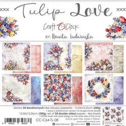 Craft O'clock paperipakkaus Tulip Love, 6