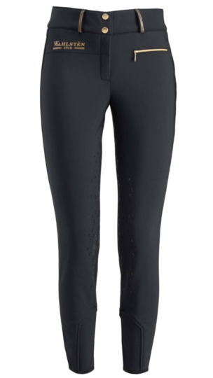 Ratsastushousut Chamosite musta softshell