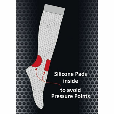 Ratsastussukat Silicone sininen