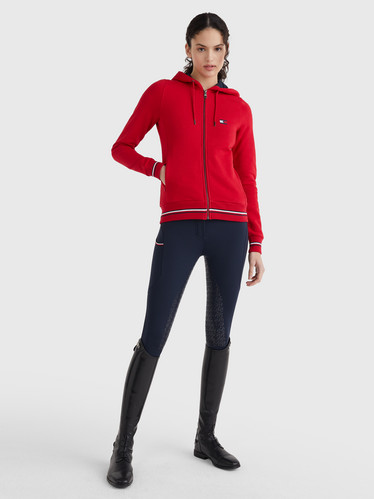 Huppari Zip-Thru punainen