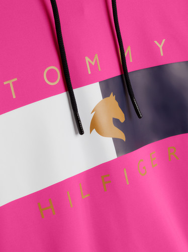 Huppari Tommy Flag pinkki
