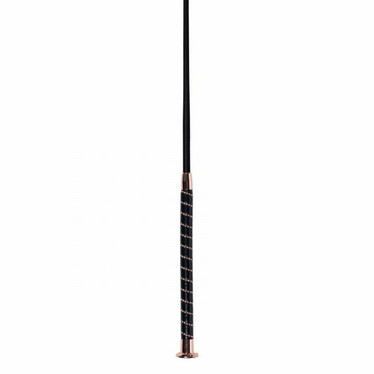 Kouluraippa Sparkle 110cm musta/ruusukulta