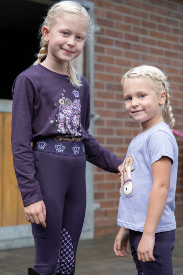 Ratsastuslegginsit Lola tumma lila