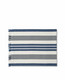 Striped Fringe Runner White/blue, Lexington